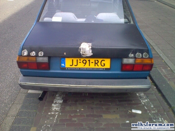 jetta mk1 achterklep slotloos